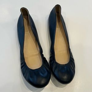 J Crew leather ballet flats. Size 9.5